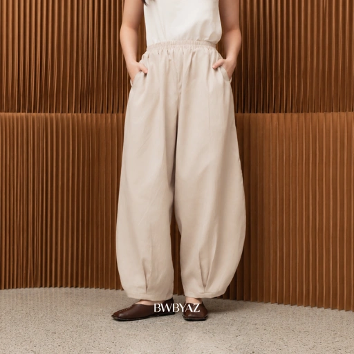 BWBYAZ - Veulla Baloon Pants (READY STOCK)