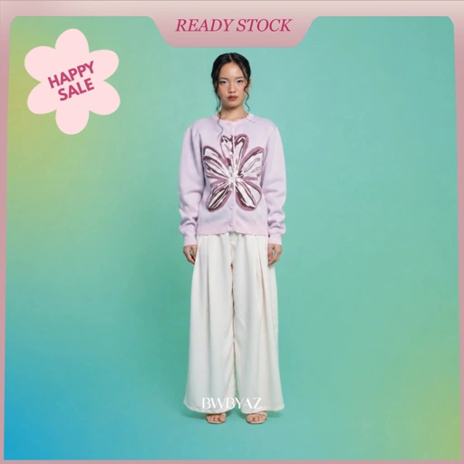 Image of BWBYAZ - Athara Bloom Cardigan (READY STOCK)
