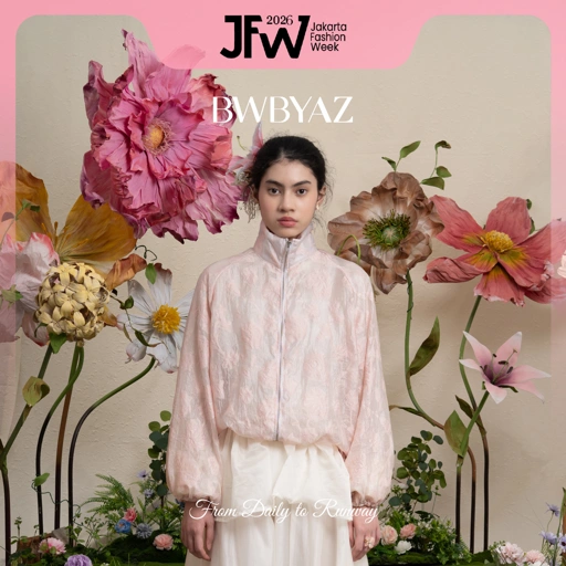 Image of BWBYAZ JFW COLLECTION - CERELIA LACE JACKET (READY STOCK)