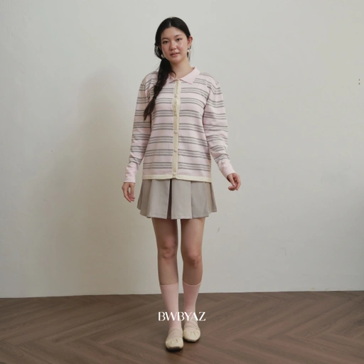BWBYAZ STAPLE EASE- Sora Knit Shirt (READY STOCK)