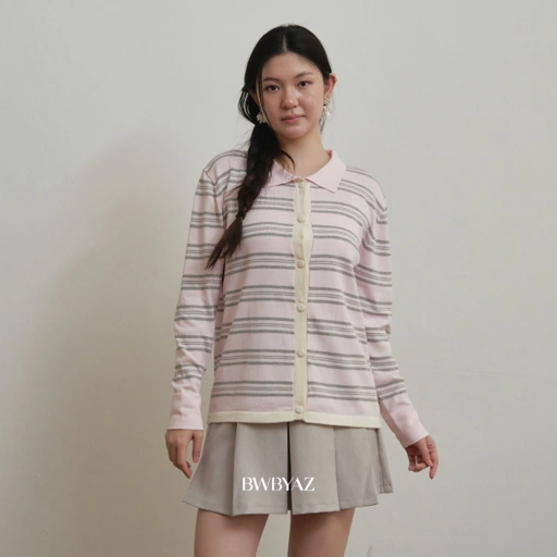 BWBYAZ STAPLE EASE- Sora Knit Shirt (READY STOCK)