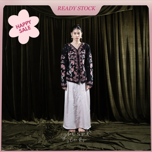 Image of BWBYAZ - PUSPA CITA RAYA - Nona Danastri Knit Kebaya (READY STOCK)