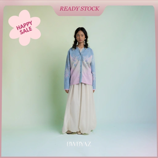 Image of BWBYAZ JFW COLLECTION - Rosienne Knit Cardigan (READY STOCK)