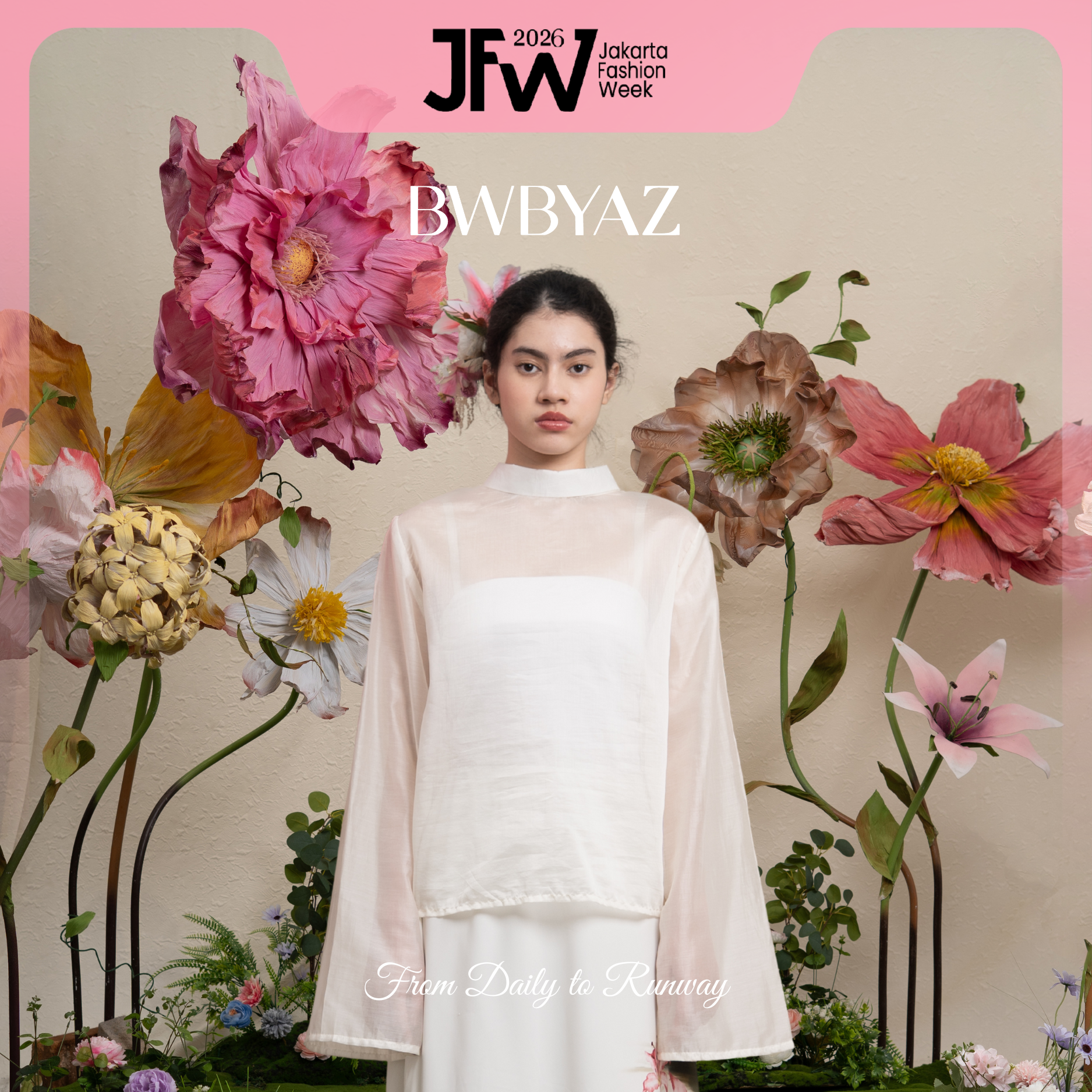 BWBYAZ JFW COLLECTION - Shanara Flare Top (READY STOCK)