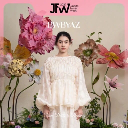 Image of BWBYAZ JFW COLLECTION - VIOLA SHIRRED BLOUSE (READY STOCK)