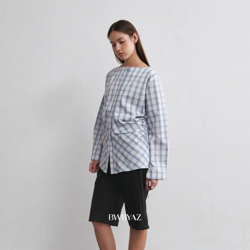 BWBYAZ - Veyra Shirred Shirt Pattern
