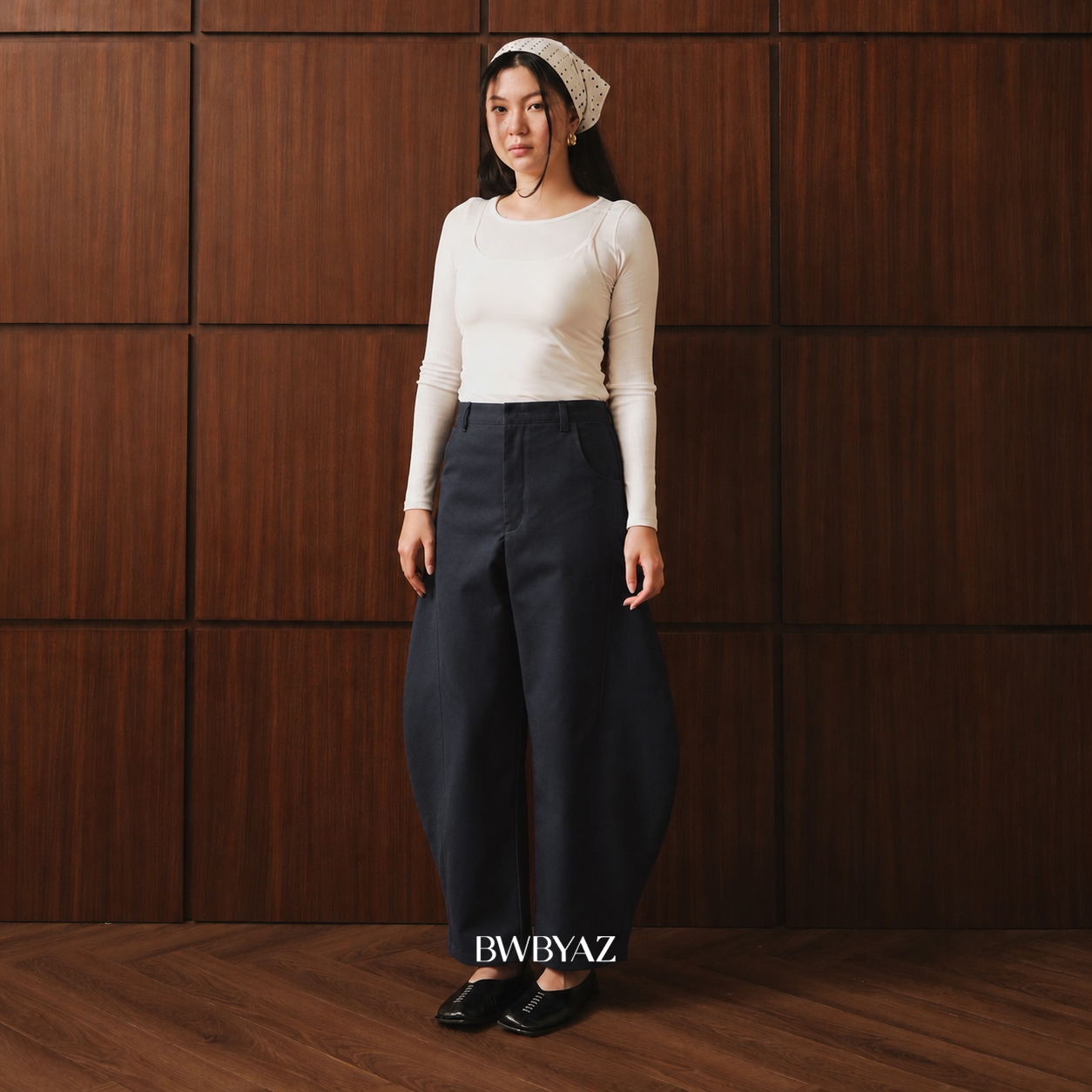 BWBYAZ - Riley Barrel Pants
