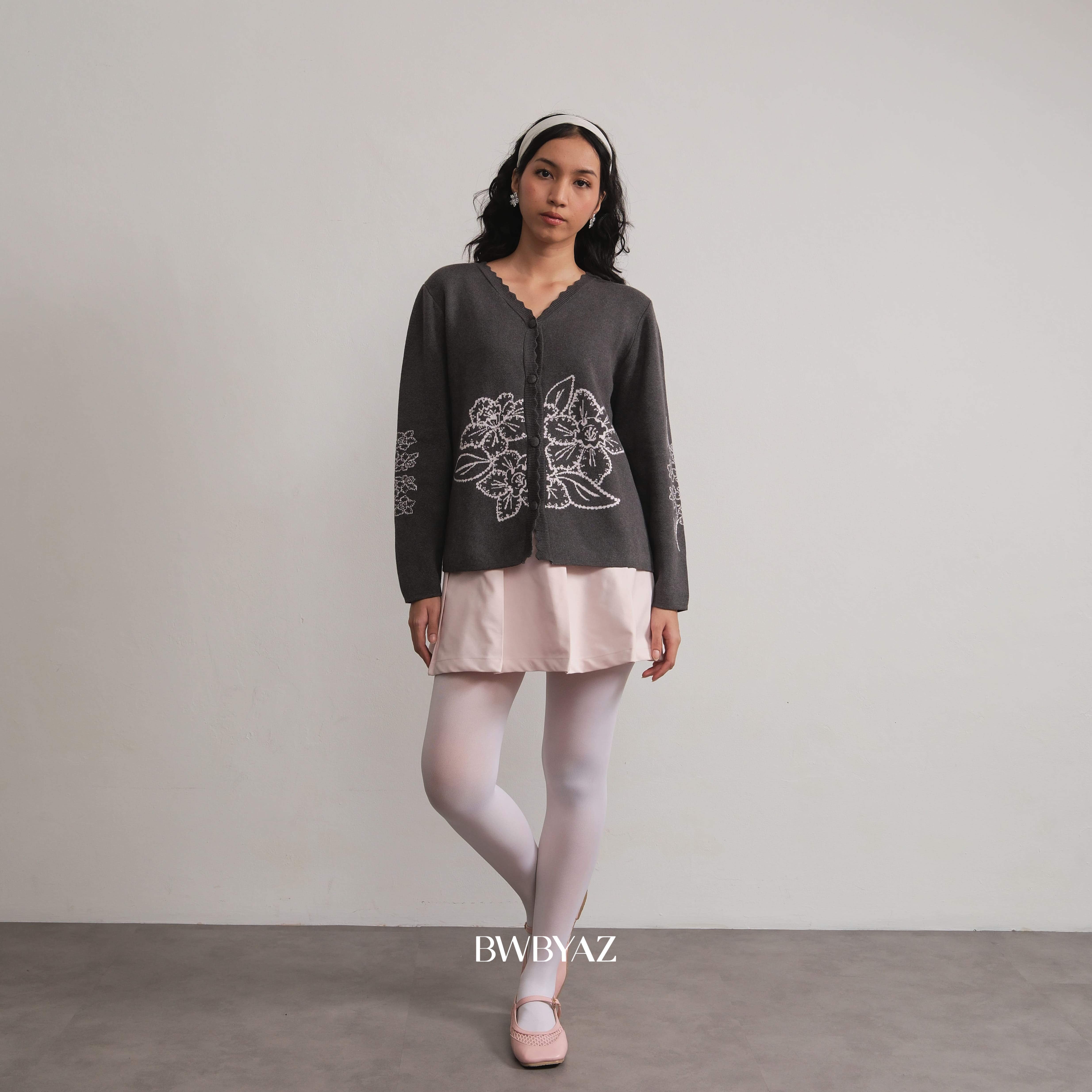 BWBYAZ - Bella Scallop Knit (READY STOCK)
