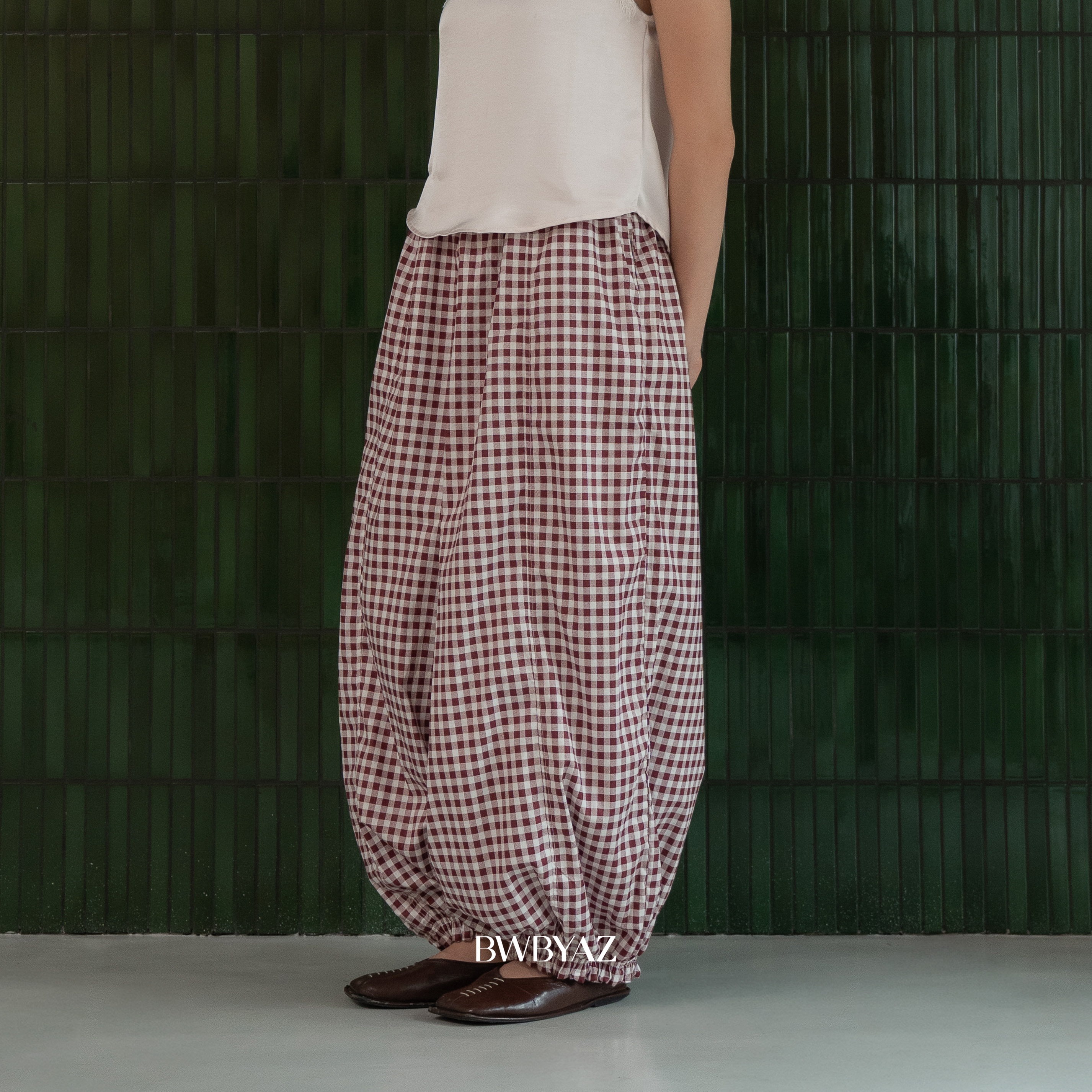 BWBYAZ - Hailey Ruffle Pants (READY STOCK)