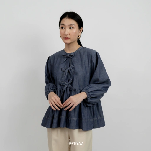 BWBYAZ - Anya Puffy Blouse (READY STOCK)