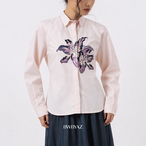 Image of BWBYAZ - Thaliana Blooming Shirt