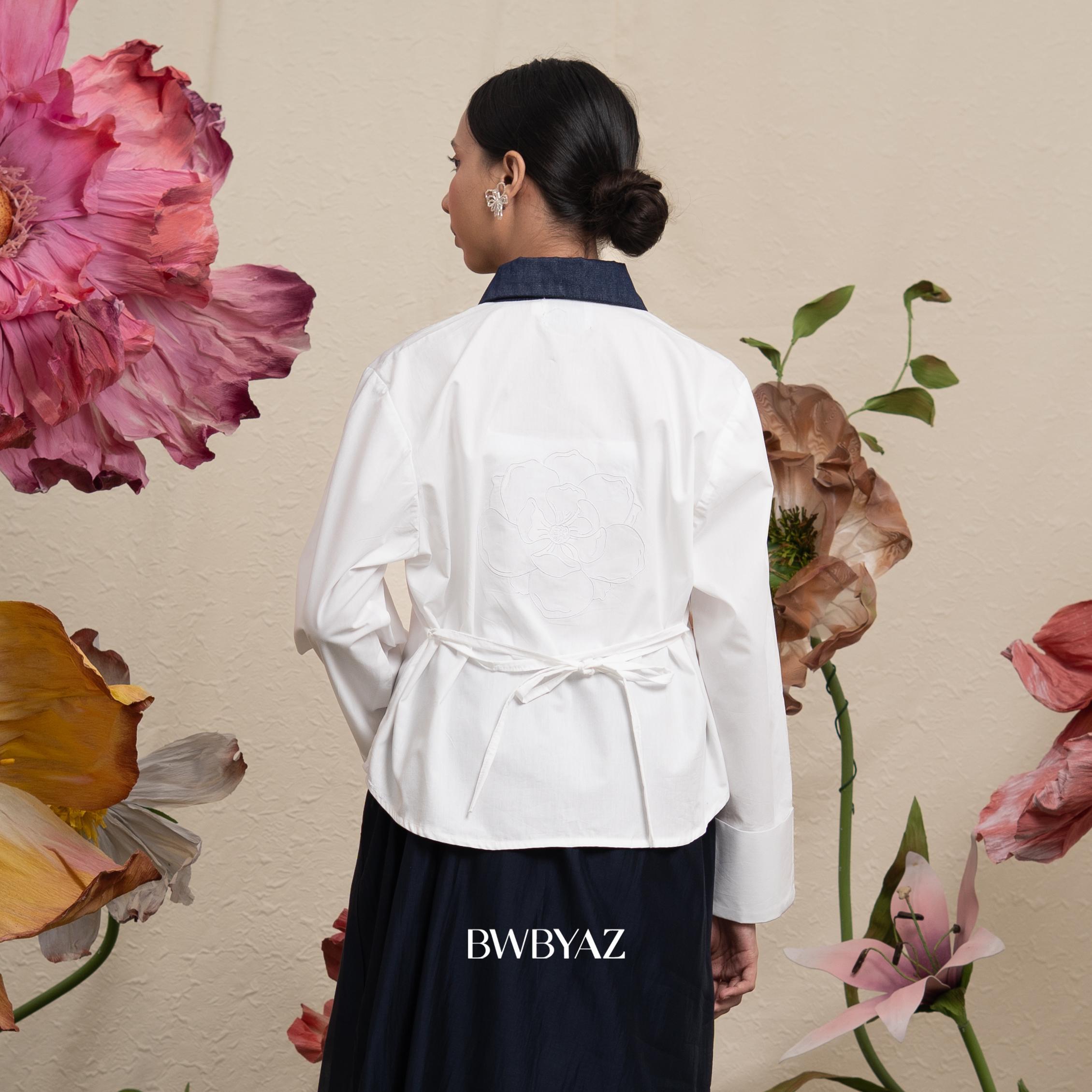 BWBYAZ -  BRISYA FITTED SHIRT (READY STOCK)