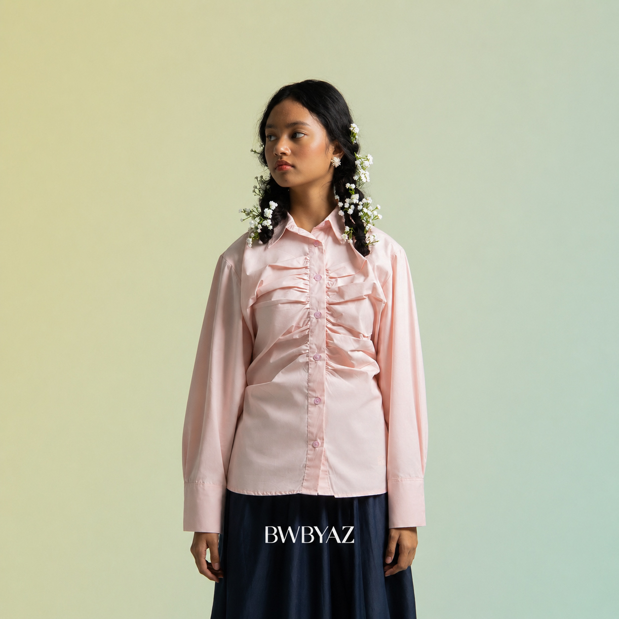 BWBYAZ - Nirbita Shirred Shirt