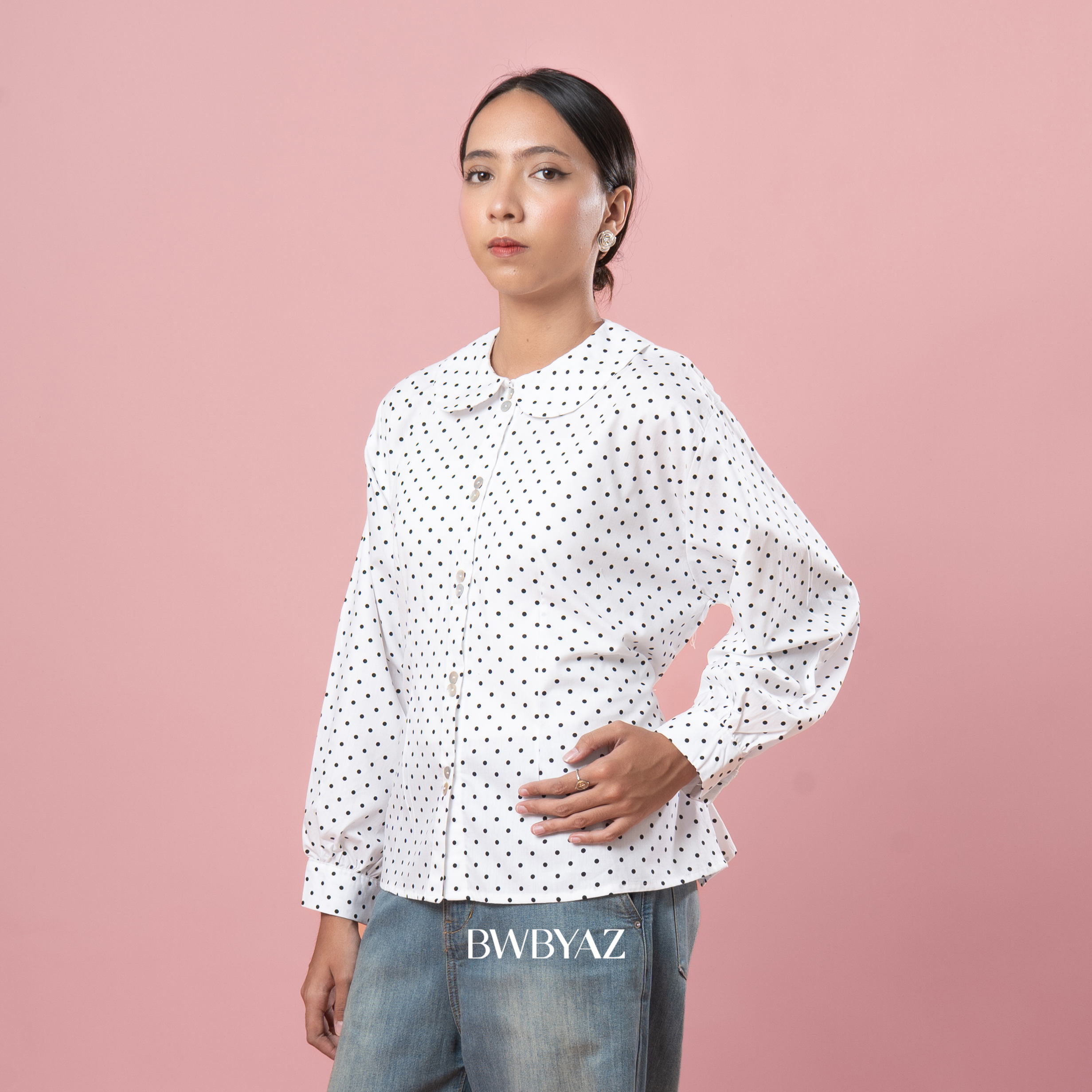 BWBYAZ STAPLE EASE - ALTHEA FITTED SHIRT