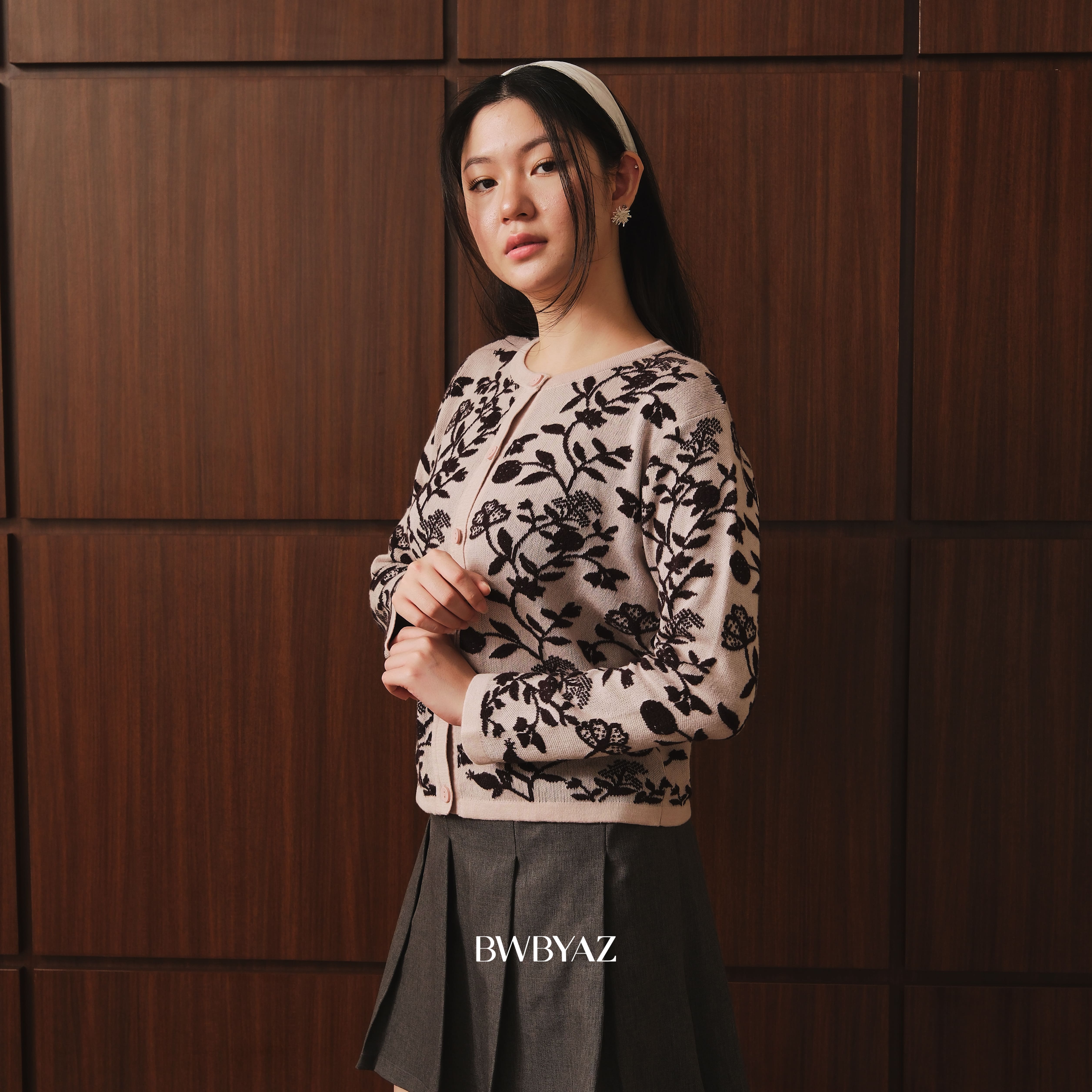 BWBYAZ - Nasya Rose Cardigan
