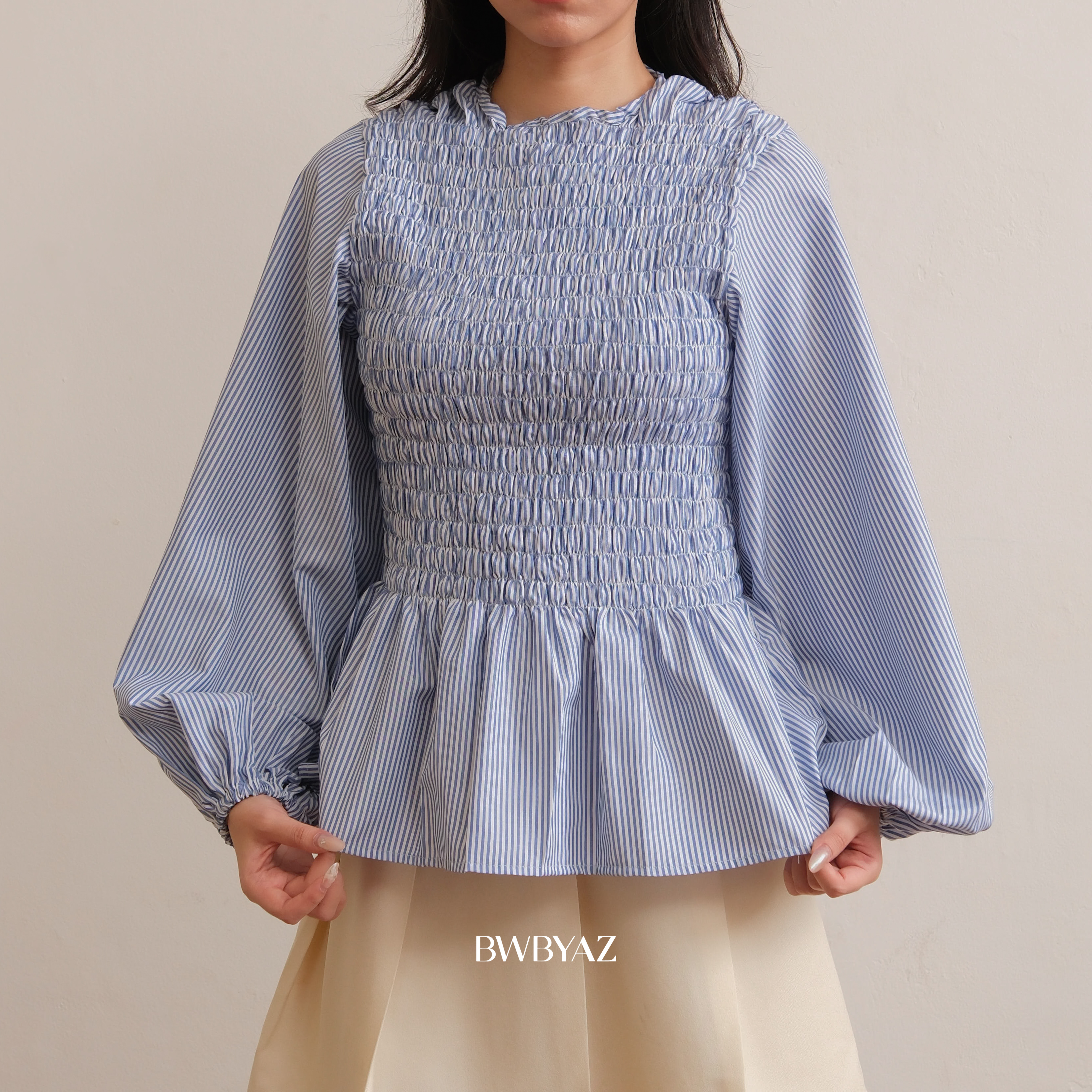 BWBYAZ - Kyla Shirred Top