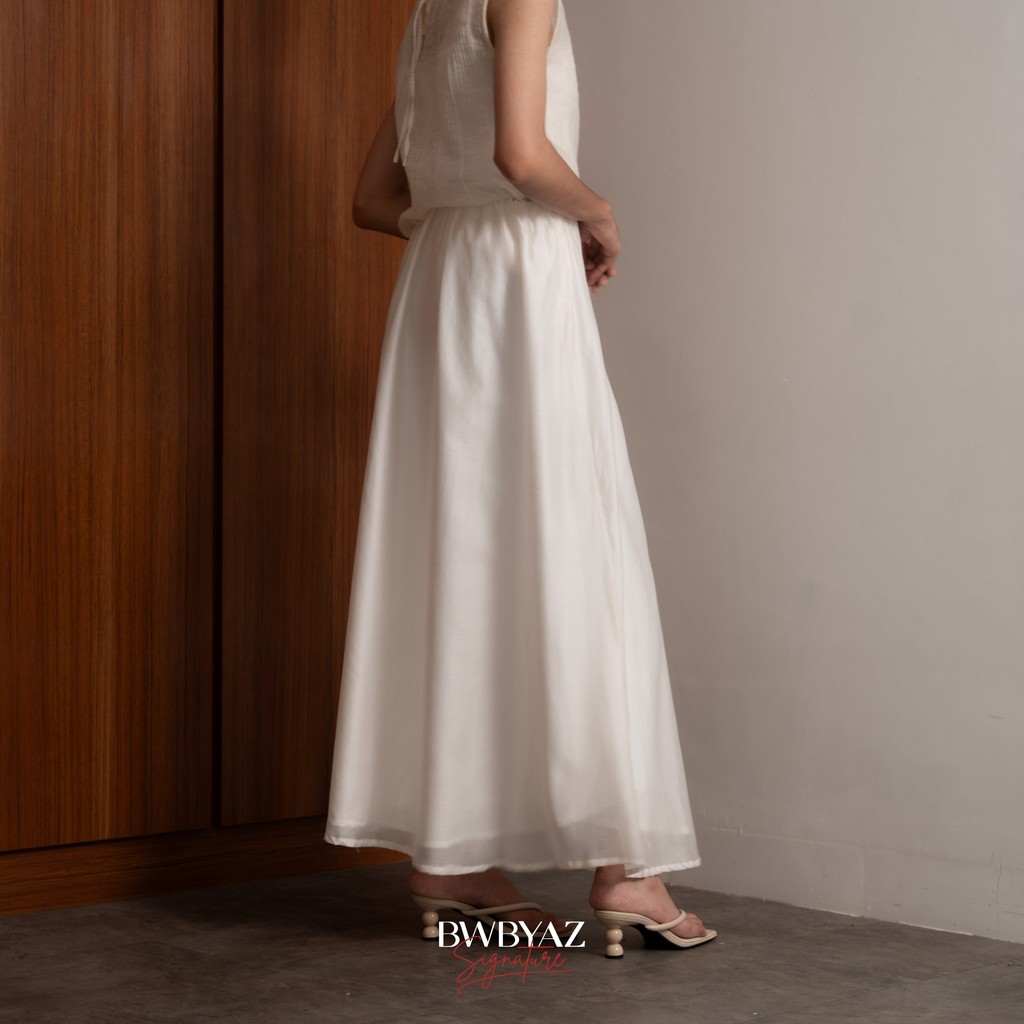 BWBYAZ SIGNATURE - ELOIR SHEER SKIRT (READYSTOCK)