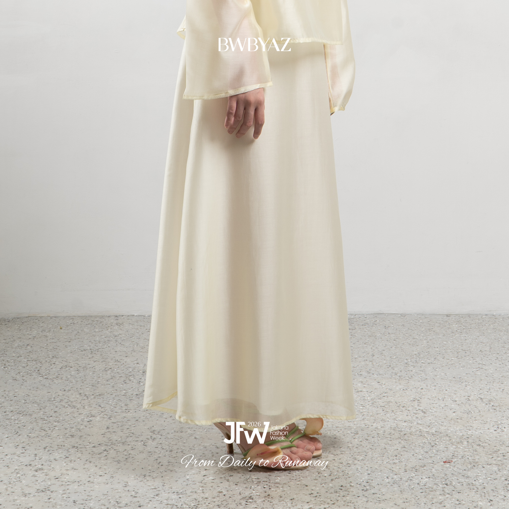 BWBYAZ JFW COLLECTION - Eloir Sheer Skirt