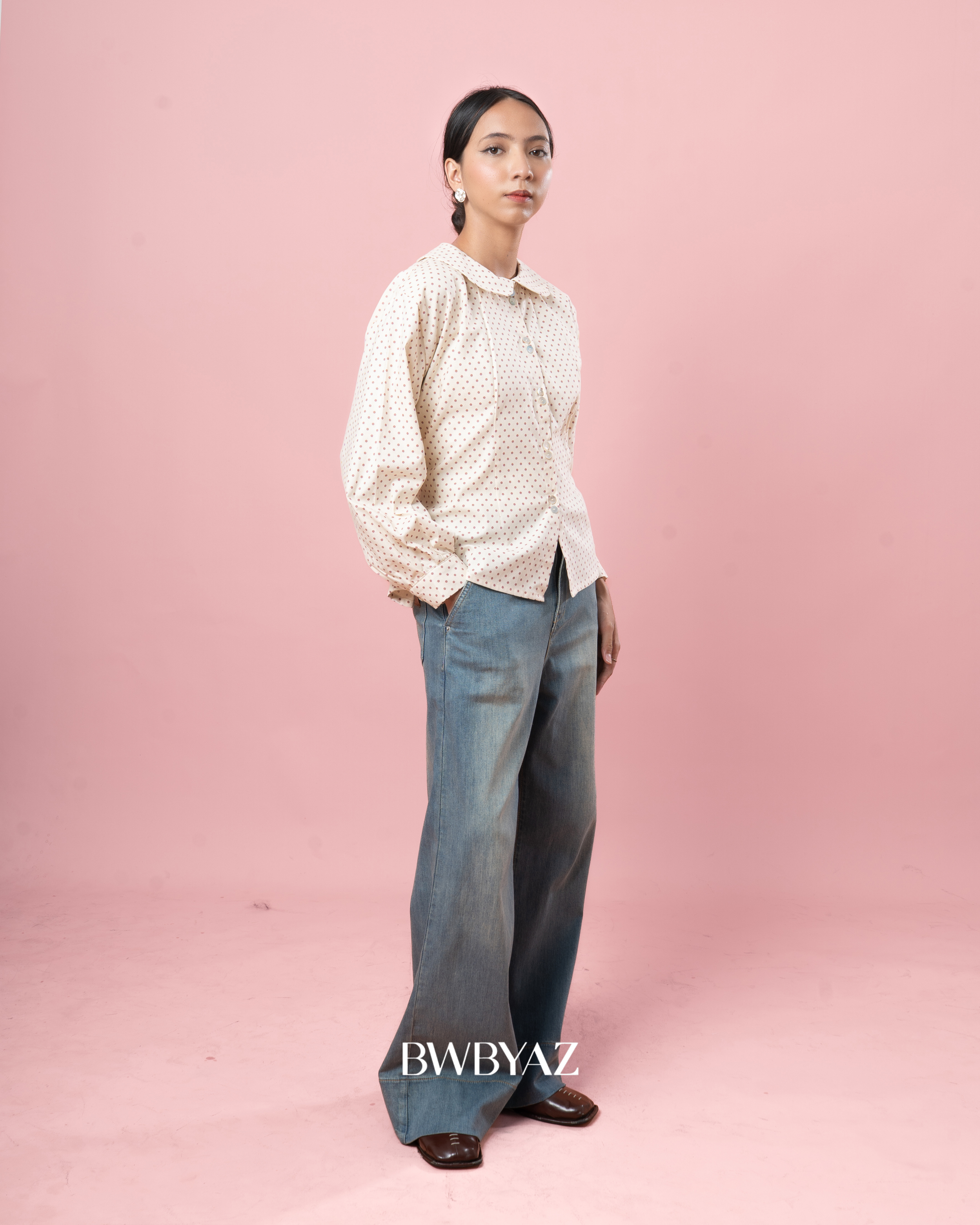 BWBYAZ STAPLE EASE - ALTHEA FITTED SHIRT