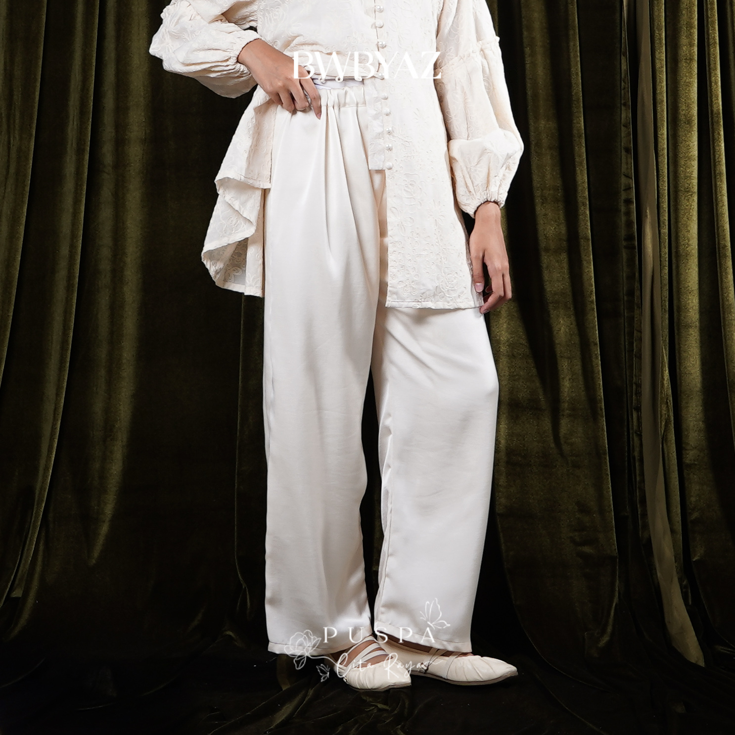 BWBYAZ - PUSPA CITA RAYA - Nona Sasnaya Trousers Pants (READY STOCK)