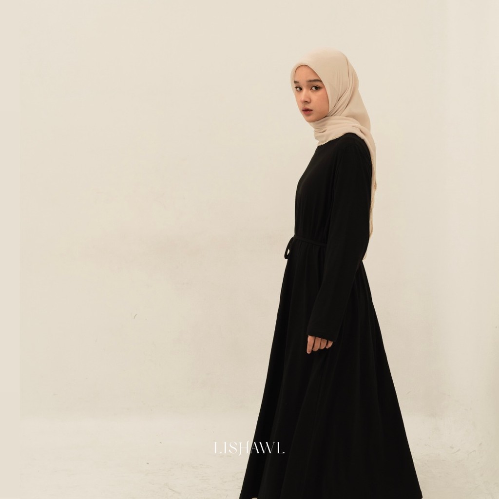 LISHAWL - Camila Midi Cotton Dress (READY STOCK)