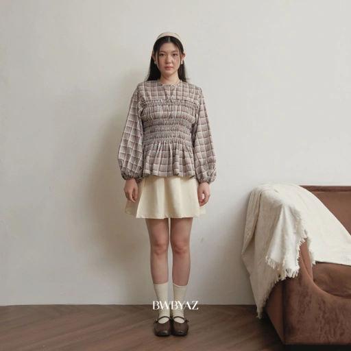 BWBYAZ - Rissa Shirred Top Pattern (READY STOCK)