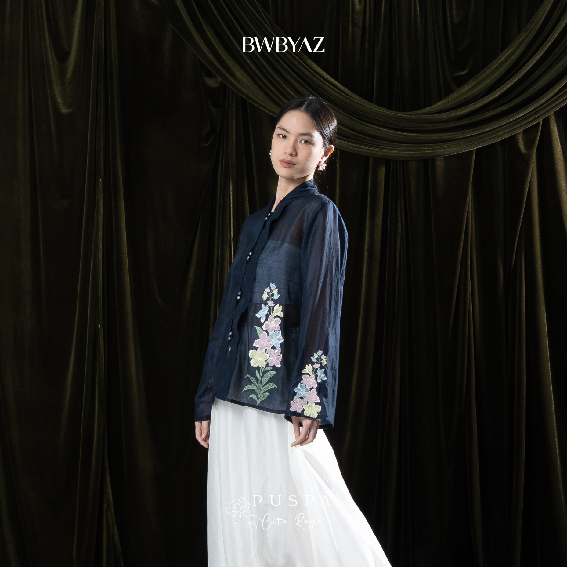 BWBYAZ - PUSPA CITA RAYA - Nona Serona Sheer Embroidery (READY STOCK)