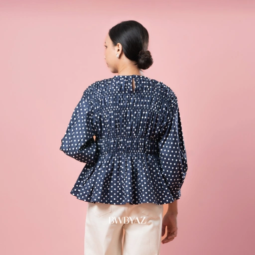 Image of BWBYAZ STAPLE EASE - PAMELA SHIRRED DOTTY NEW COLOR