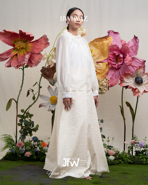 BWBYAZ JFW COLLECTION -  KYRA BLOOMING SKIRT (READY STOCK)