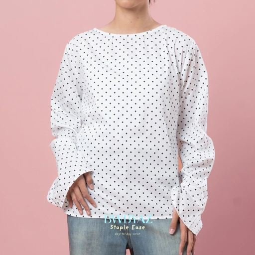 Image of BWBYAZ STAPLE EASE - Ciela Flare Top Dotty (READY STOCK)