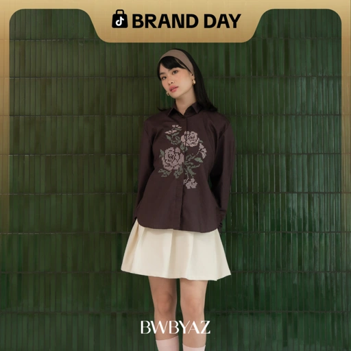 Image of BWBYAZ - Varette Embroidery Shirt.