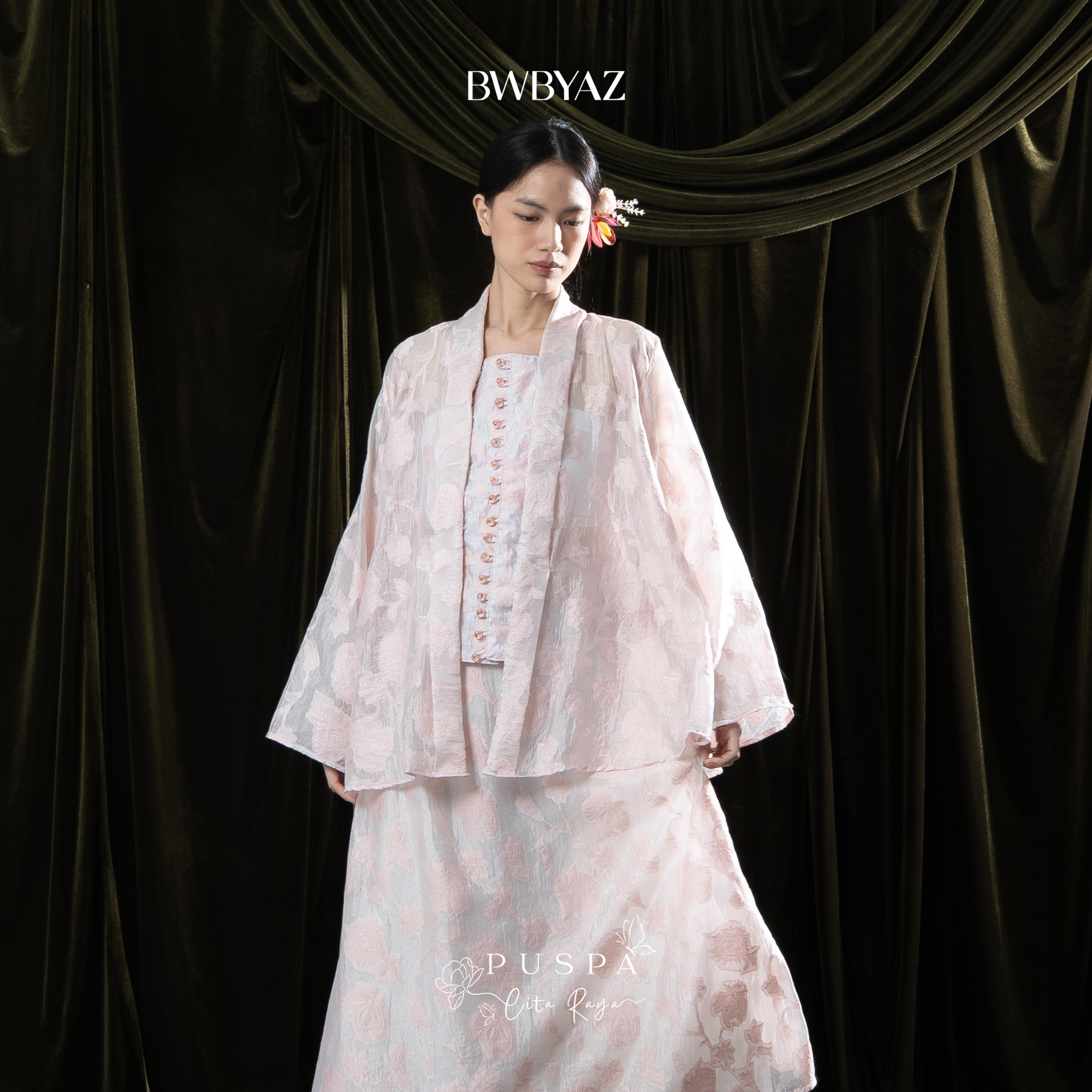 BWBYAZ - PUSPA CITA RAYA - Nona Ayuning Lace Kebaya (READY STOCK)