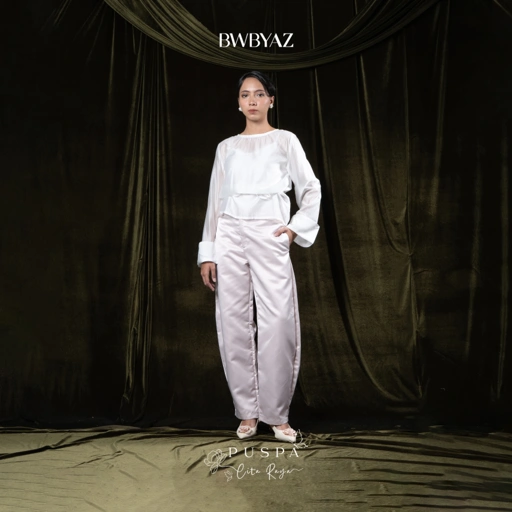 Image of BWBYAZ - PUSPA CITA RAYA - Nona Ayani Barrel Pants