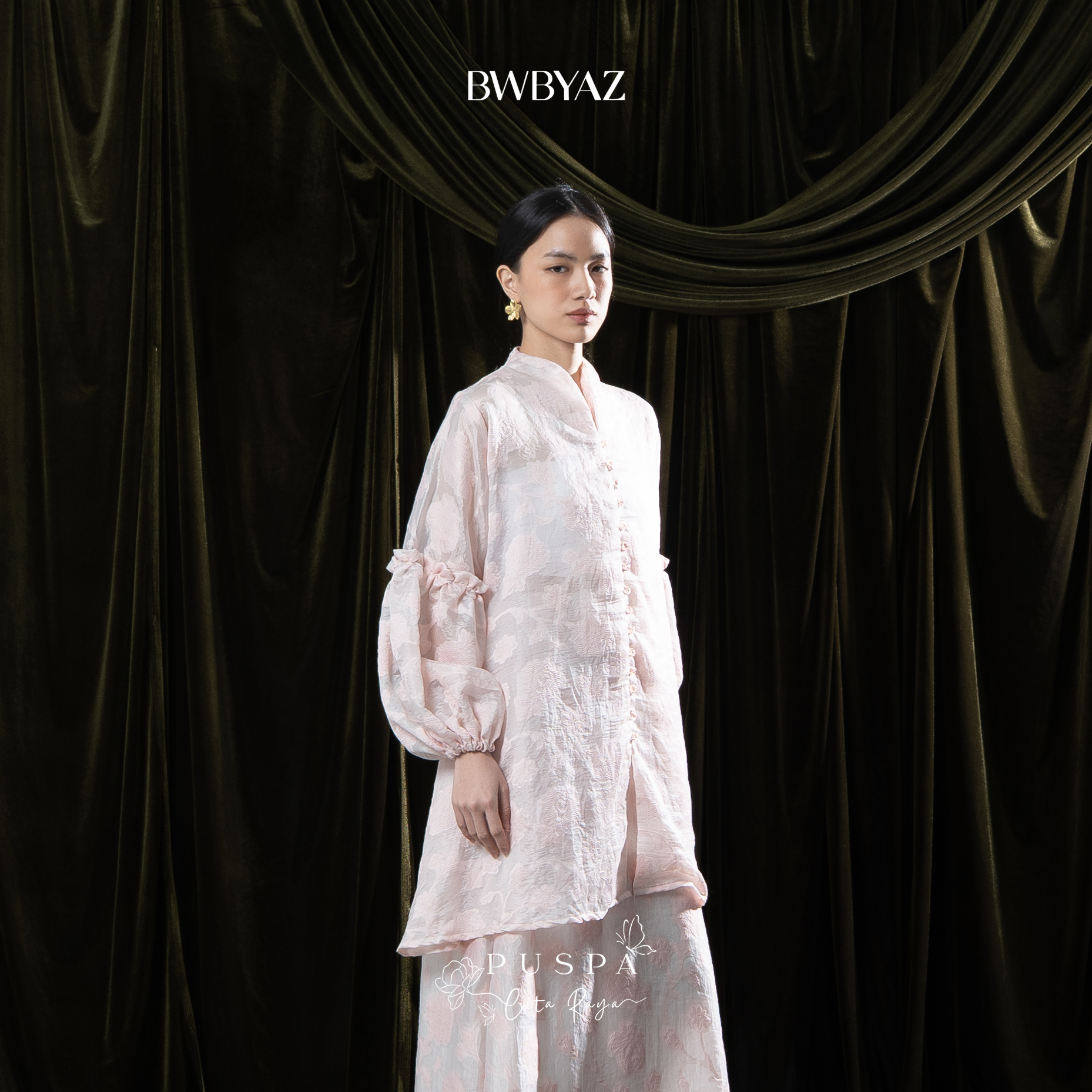 BWBYAZ - PUSPA CITA RAYA - Nona Raya Lace Tunic (READY STOCK)