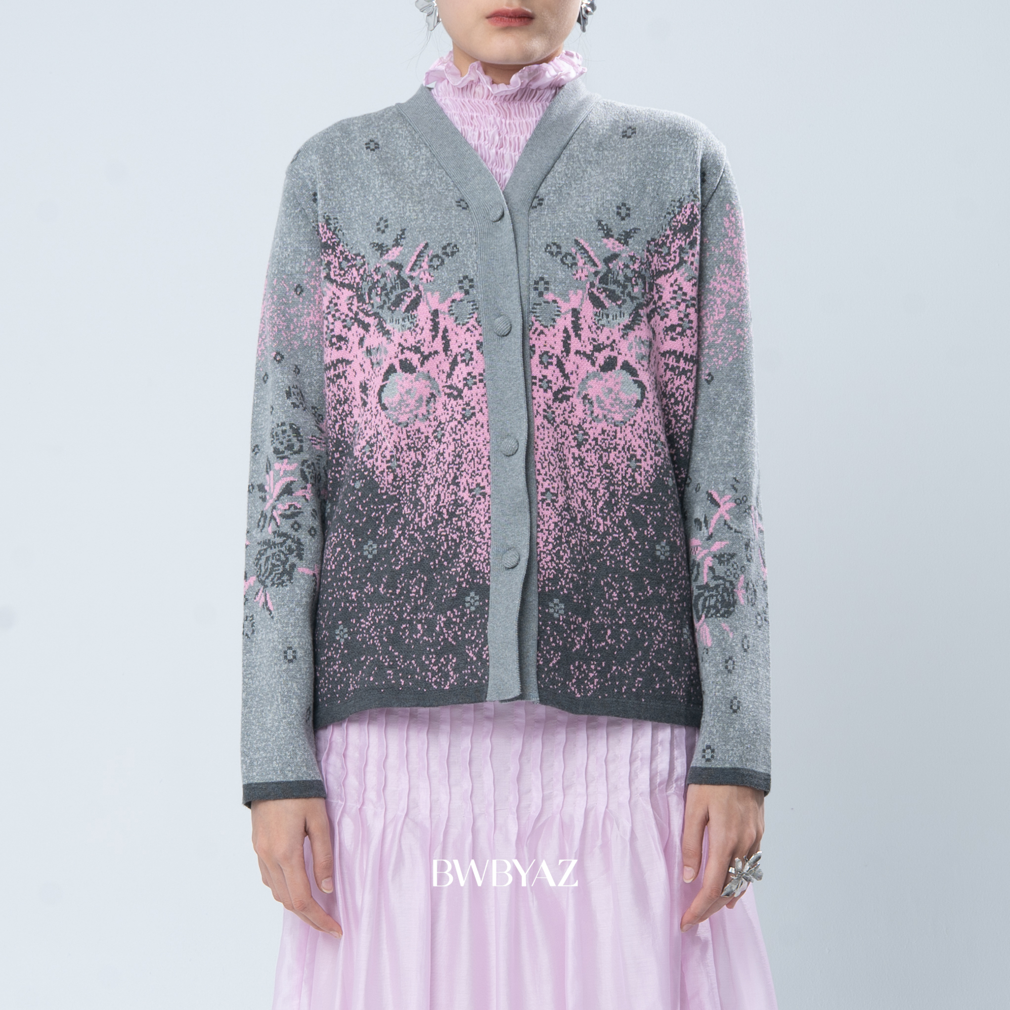 BWBYAZ JFW COLLECTION - Rosienne Knit Cardigan (READY STOCK)