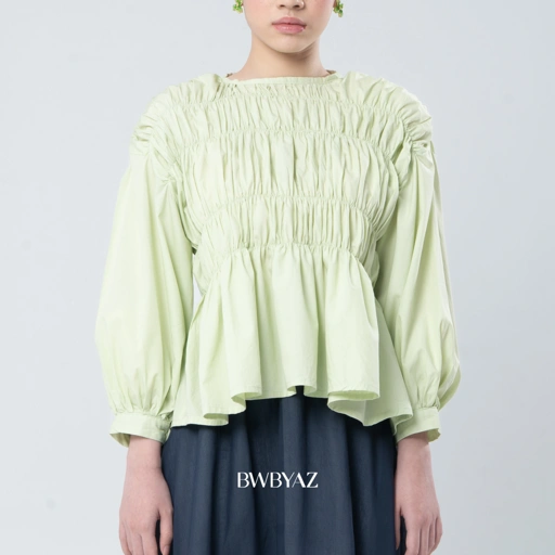 Image of BWBYAZ - Pamela Shirred Blouse