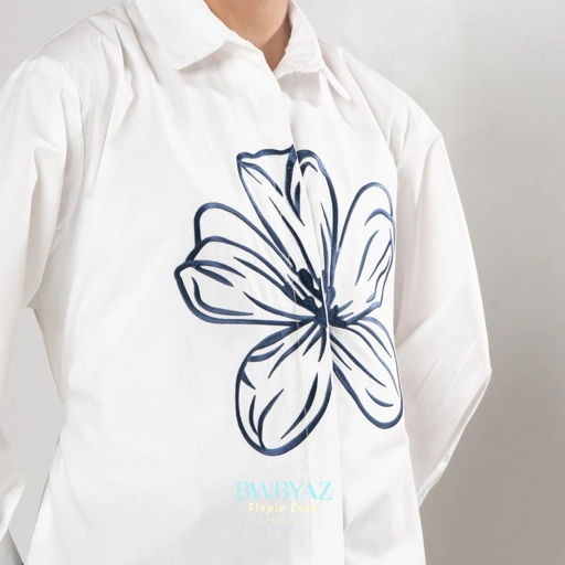 Image of BWBYAZ STAPLE EASE- SASMITA BLOOMING SHIRT - NEW COLOR