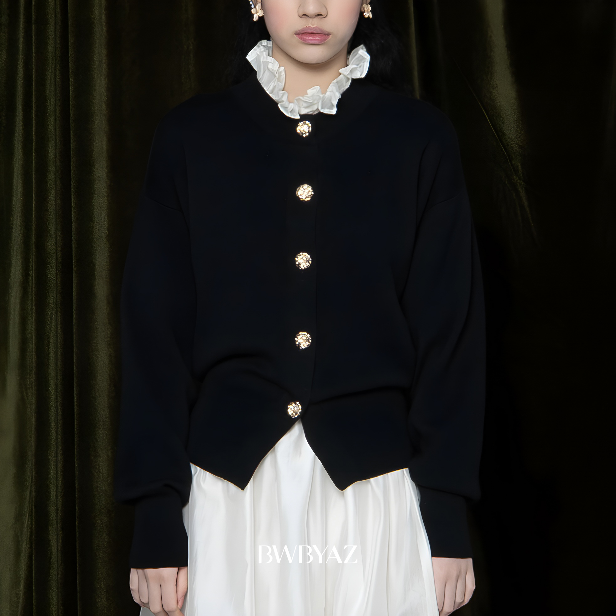 BWBYAZ - Sophia Fitted Knit (READY STOCK)