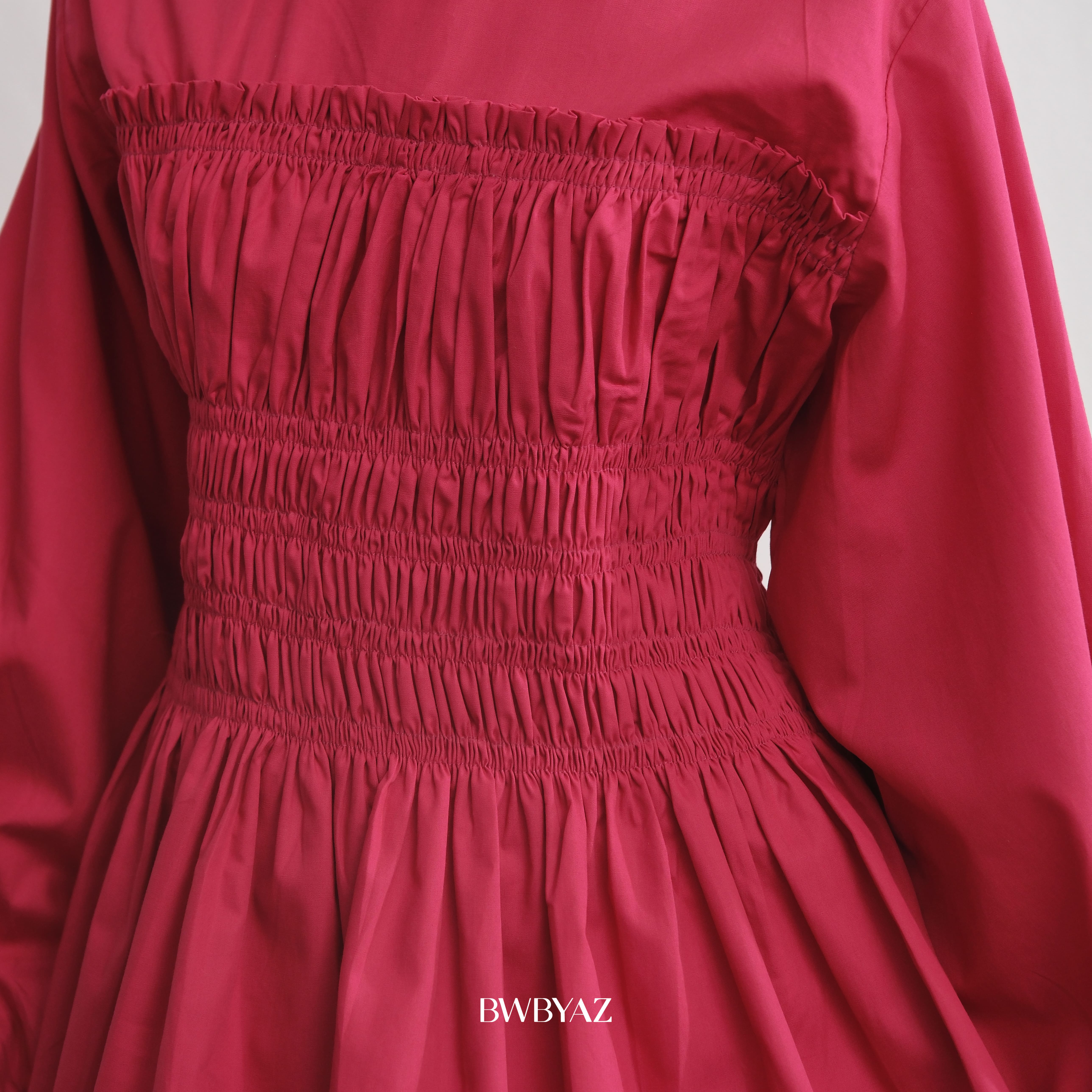 BWBYAZ - Rissa Shirred Top Vol 2 (READY STOCK) - BWBYAZ OVERSIZED ...
