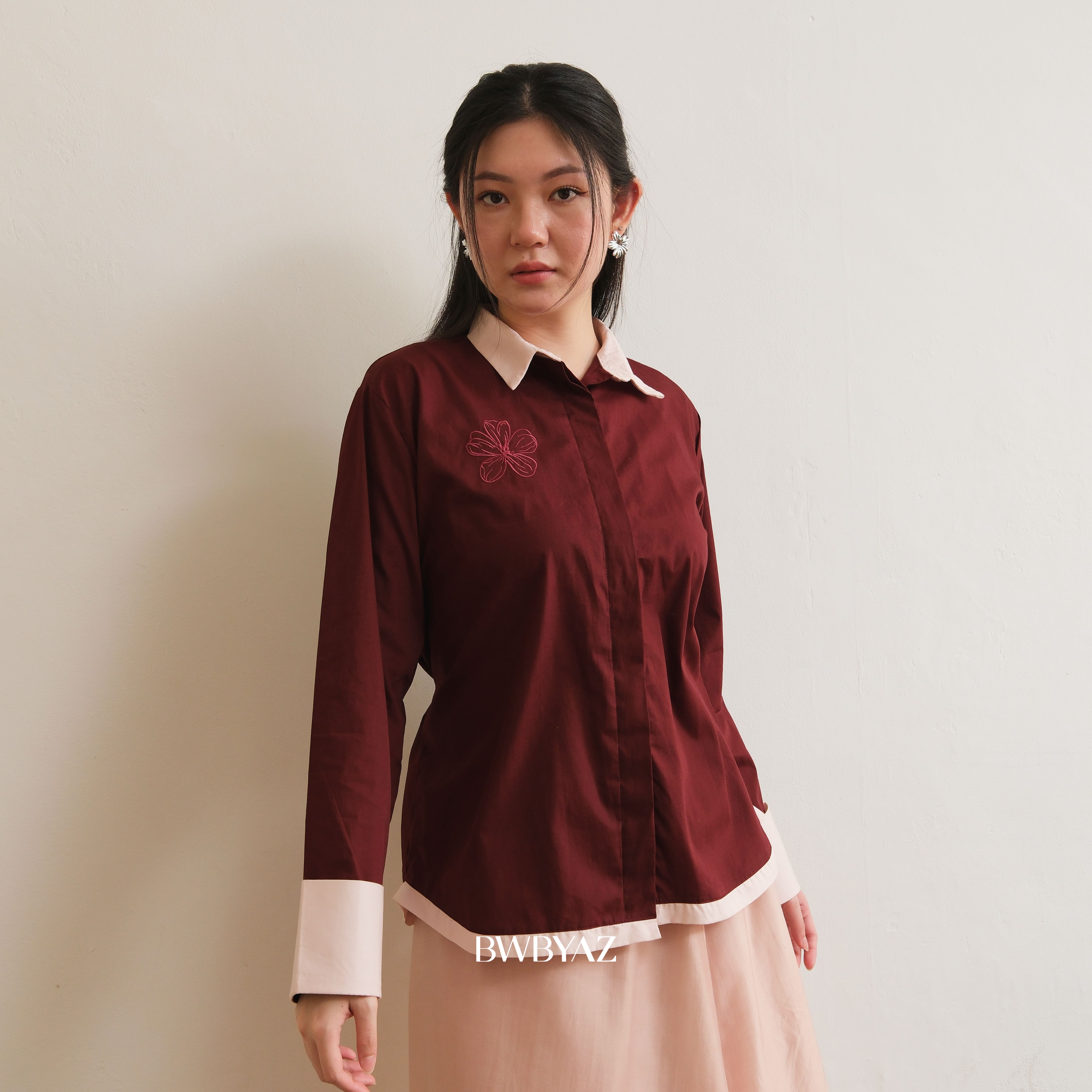 BWBYAZ - Wendy Two Tone Shirt.