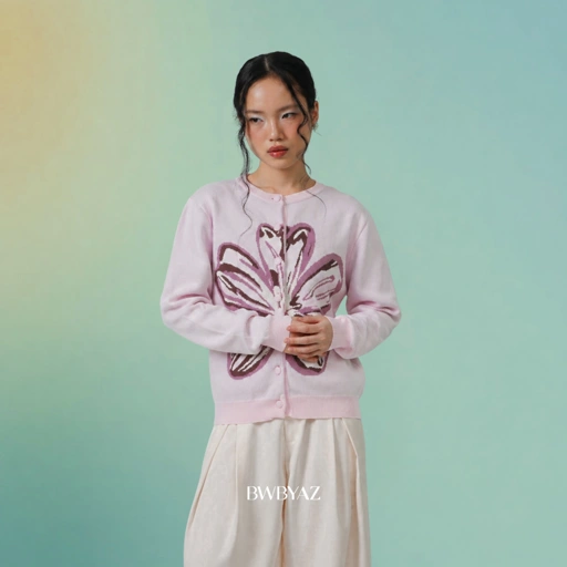 Image of BWBYAZ - Athara Bloom Cardigan (READY STOCK)