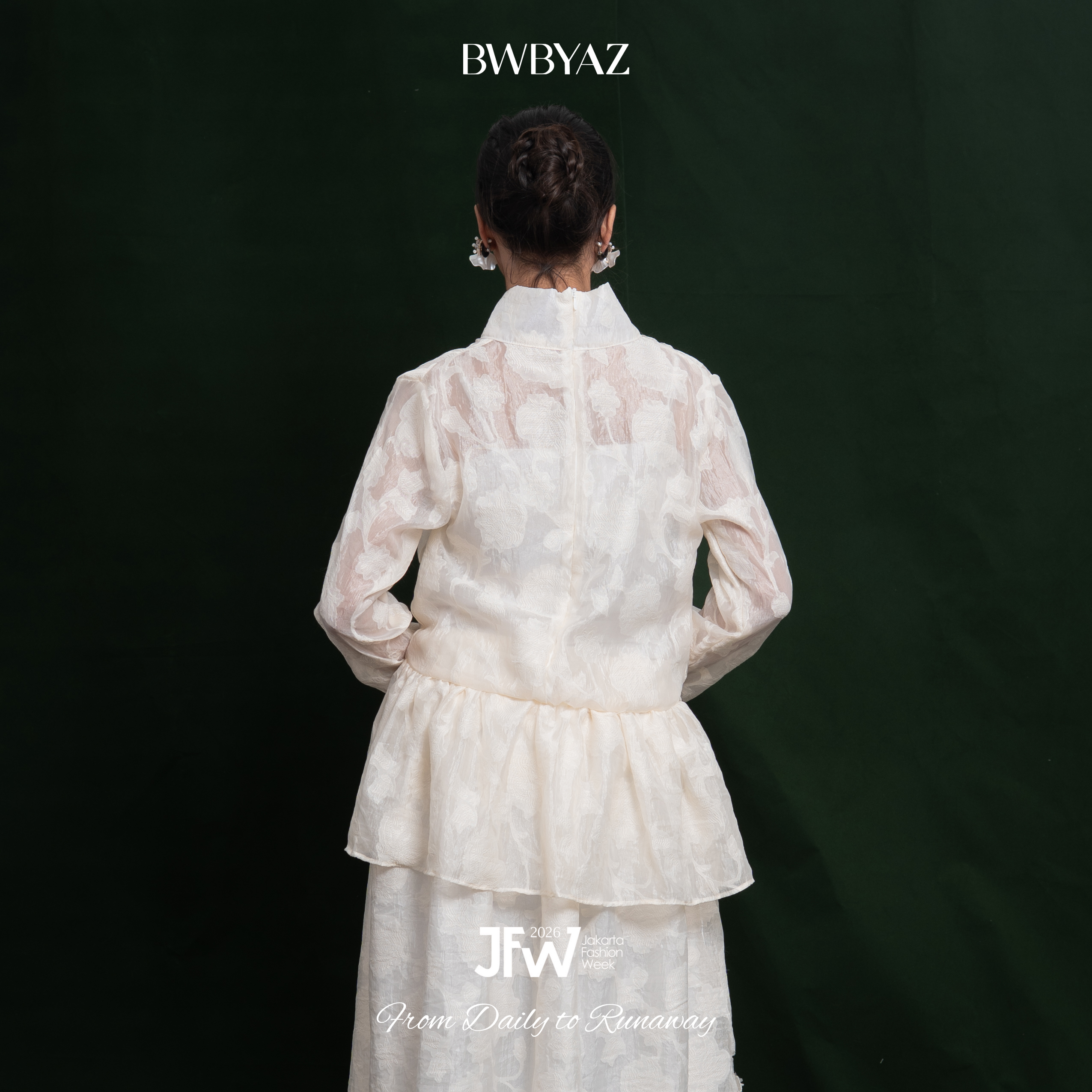 BWBYAZ JFW COLLECTION - Celina Ruffle Top (READY STOCK)