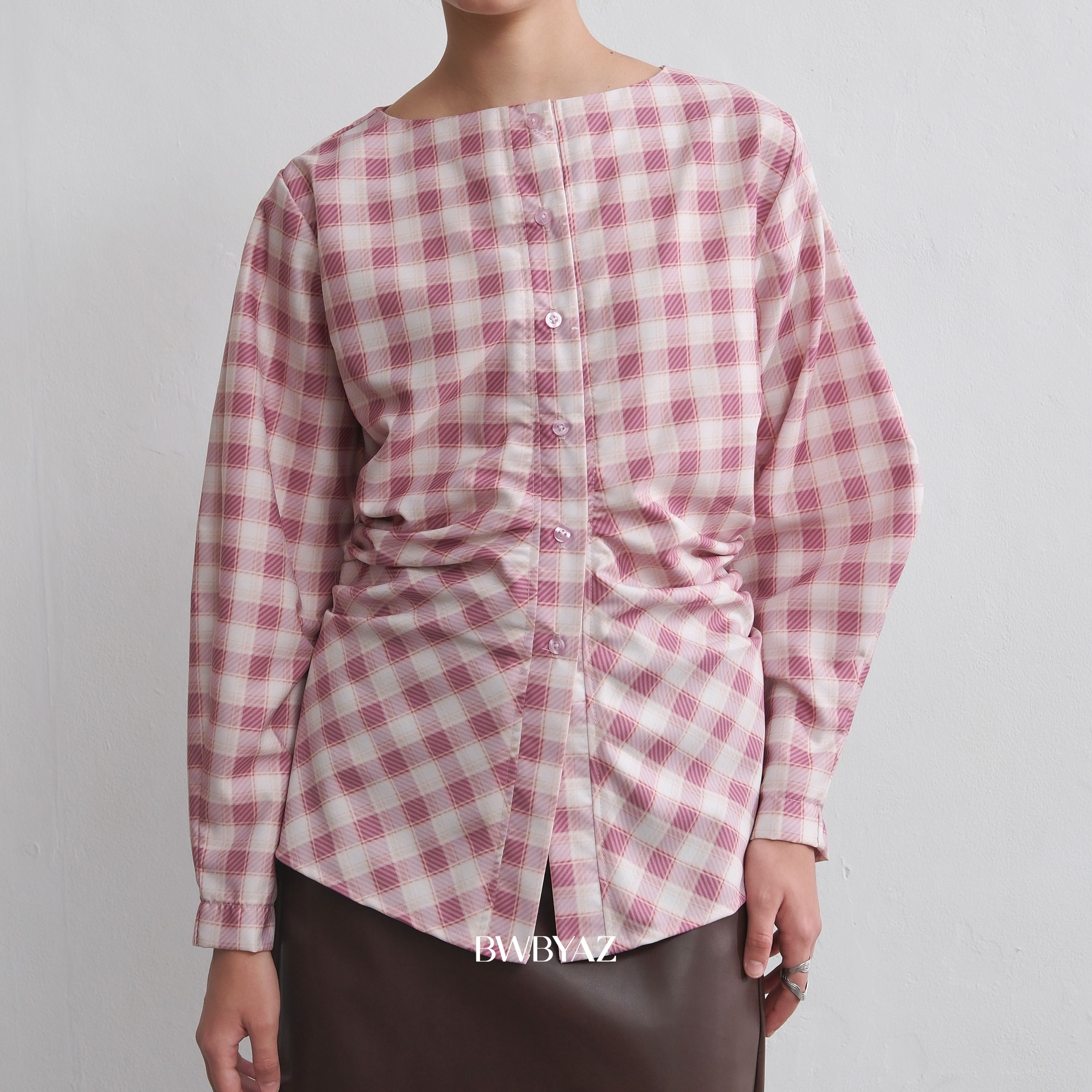 BWBYAZ - Veyra Shirred Shirt Pattern