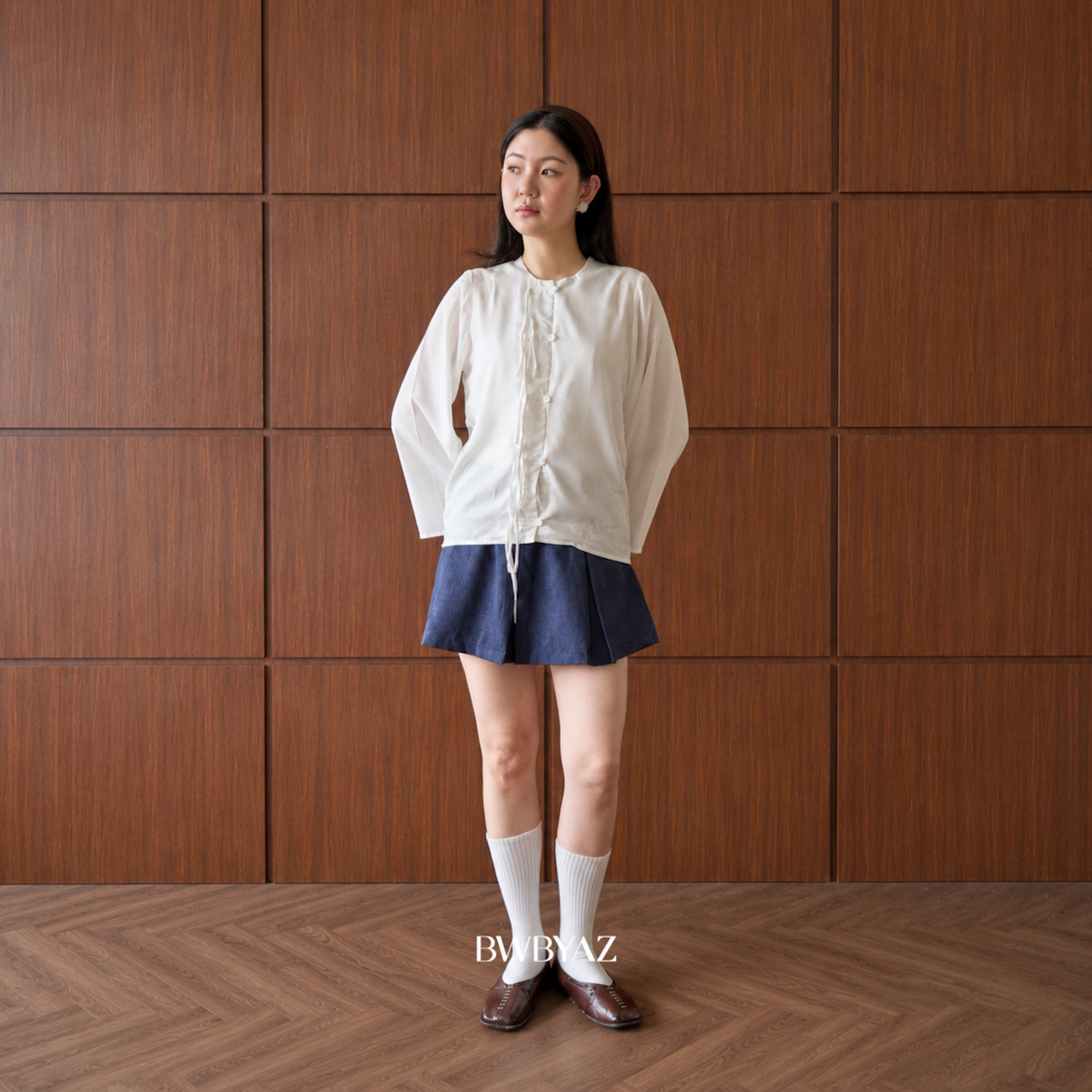 BWBYAZ - Astere Shanghai Top (READY STOCK)