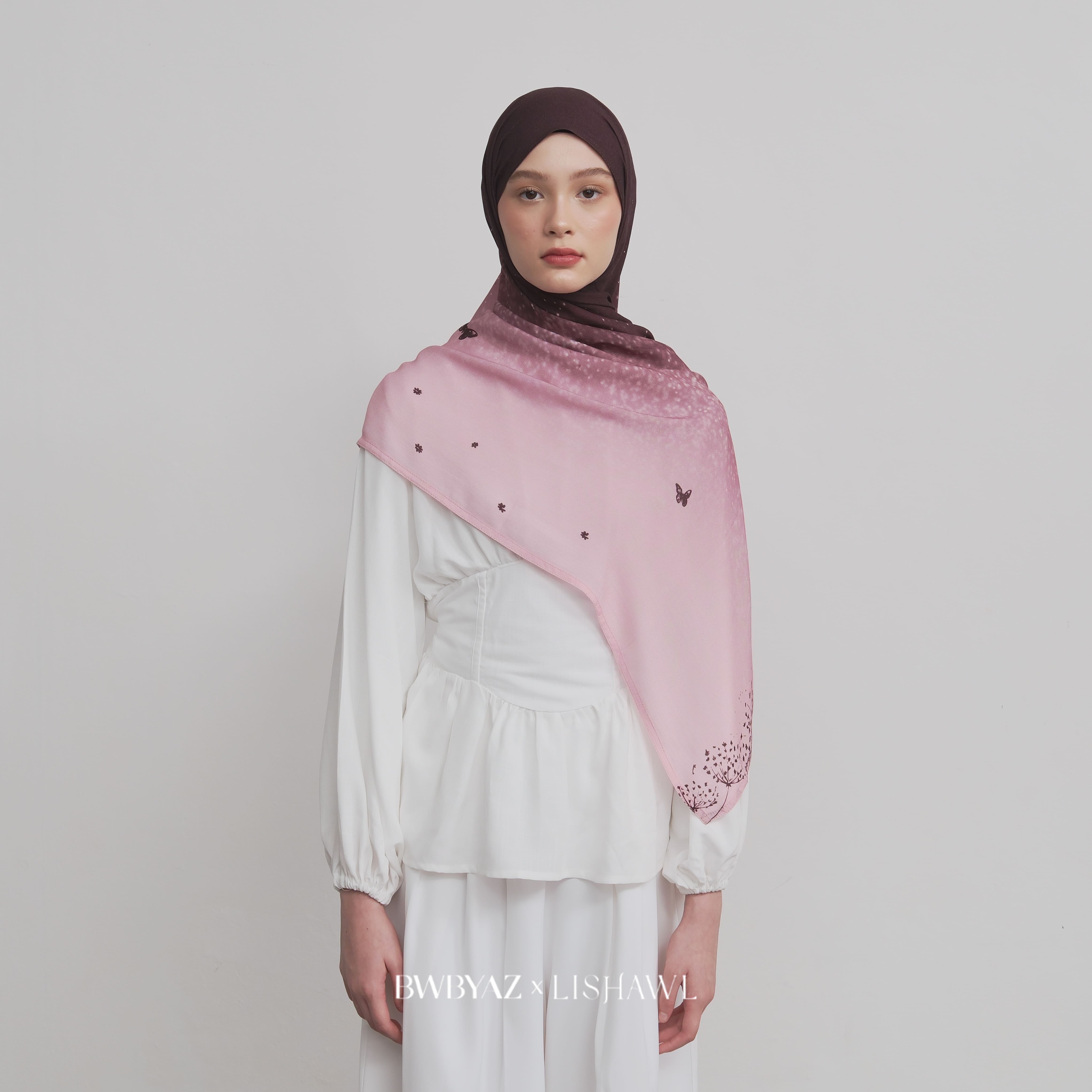 LISHAWL - Whisper Gradient Scarf (READY STOCK)