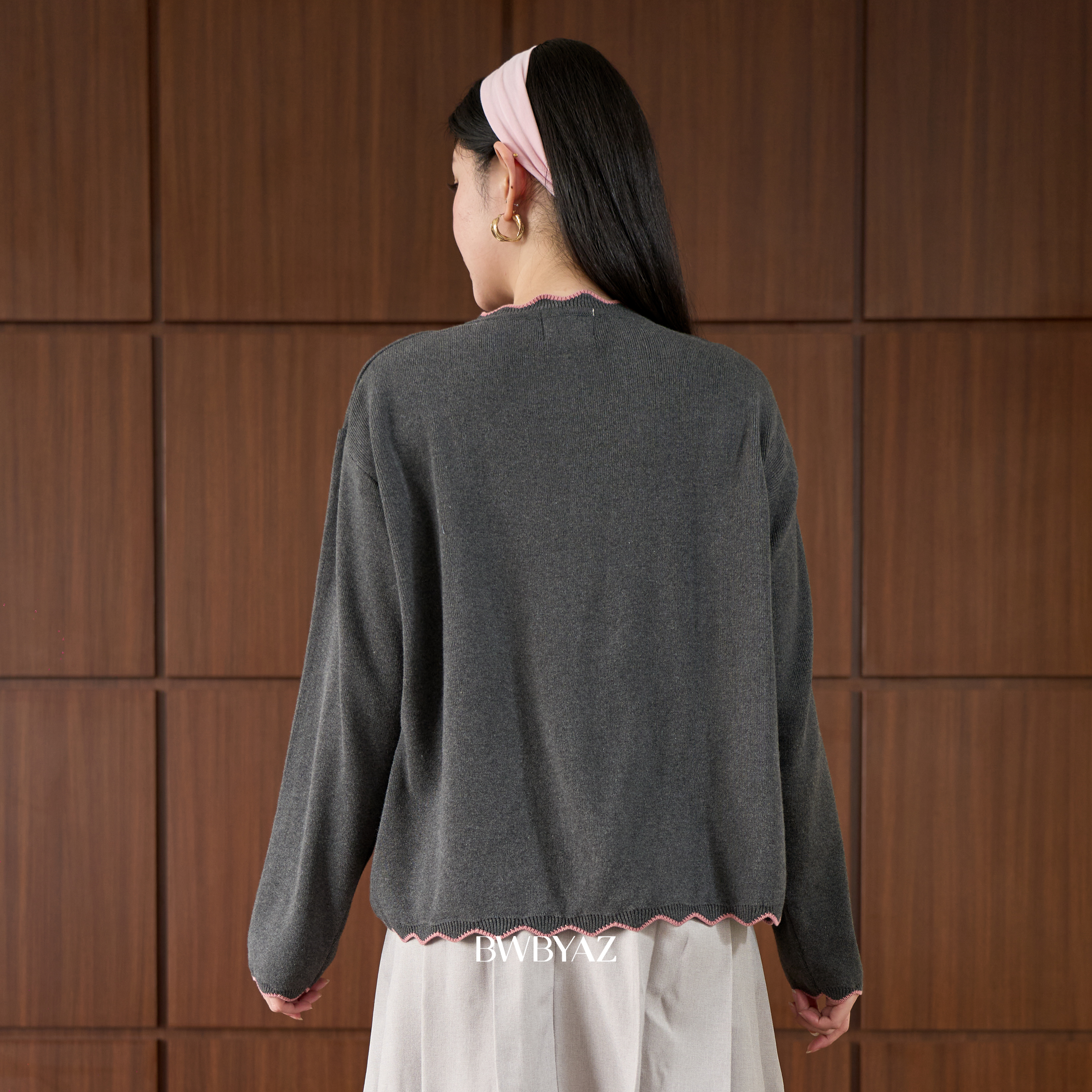 BWBYAZ - Becca Scallop Cardigan