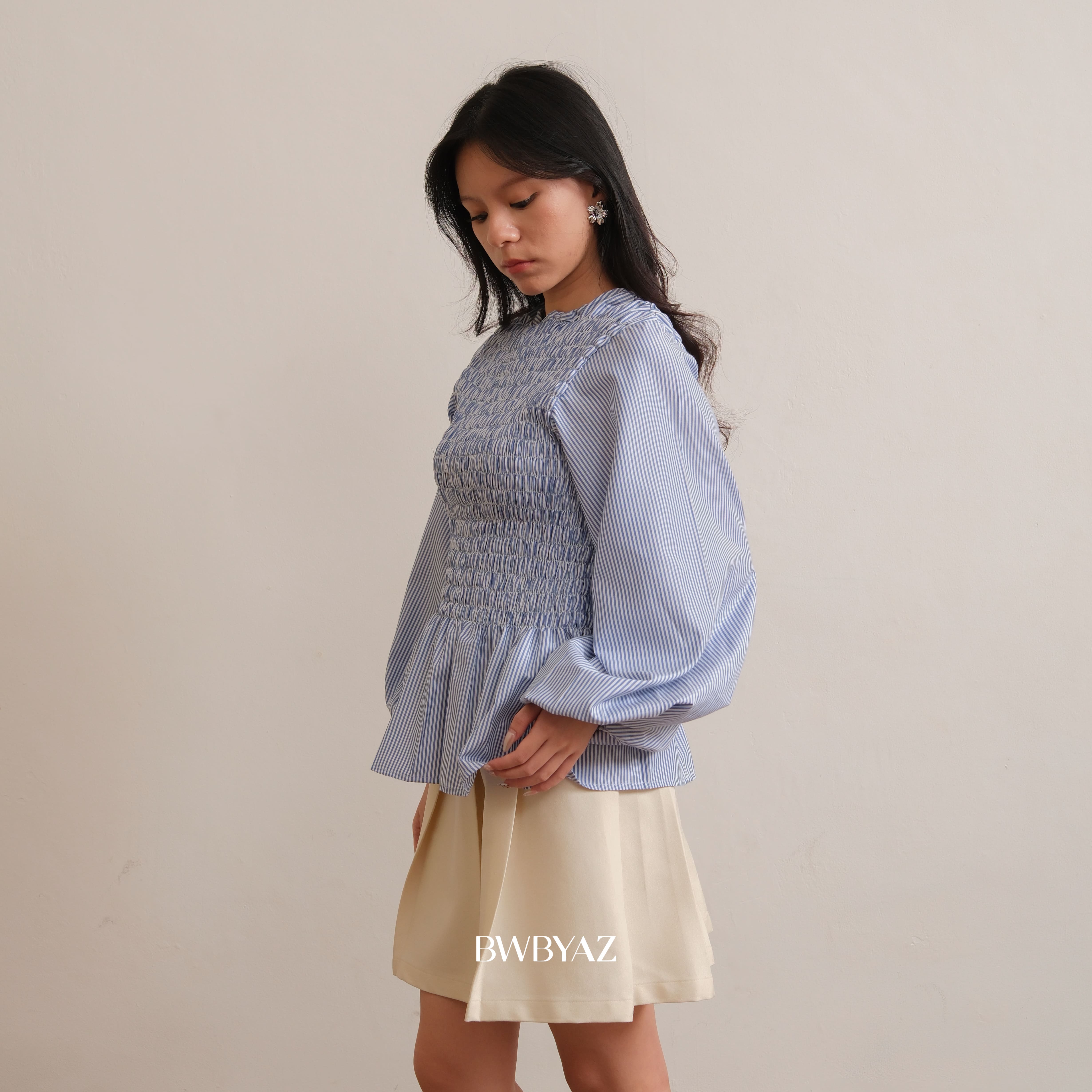 BWBYAZ - Kyla Shirred Top