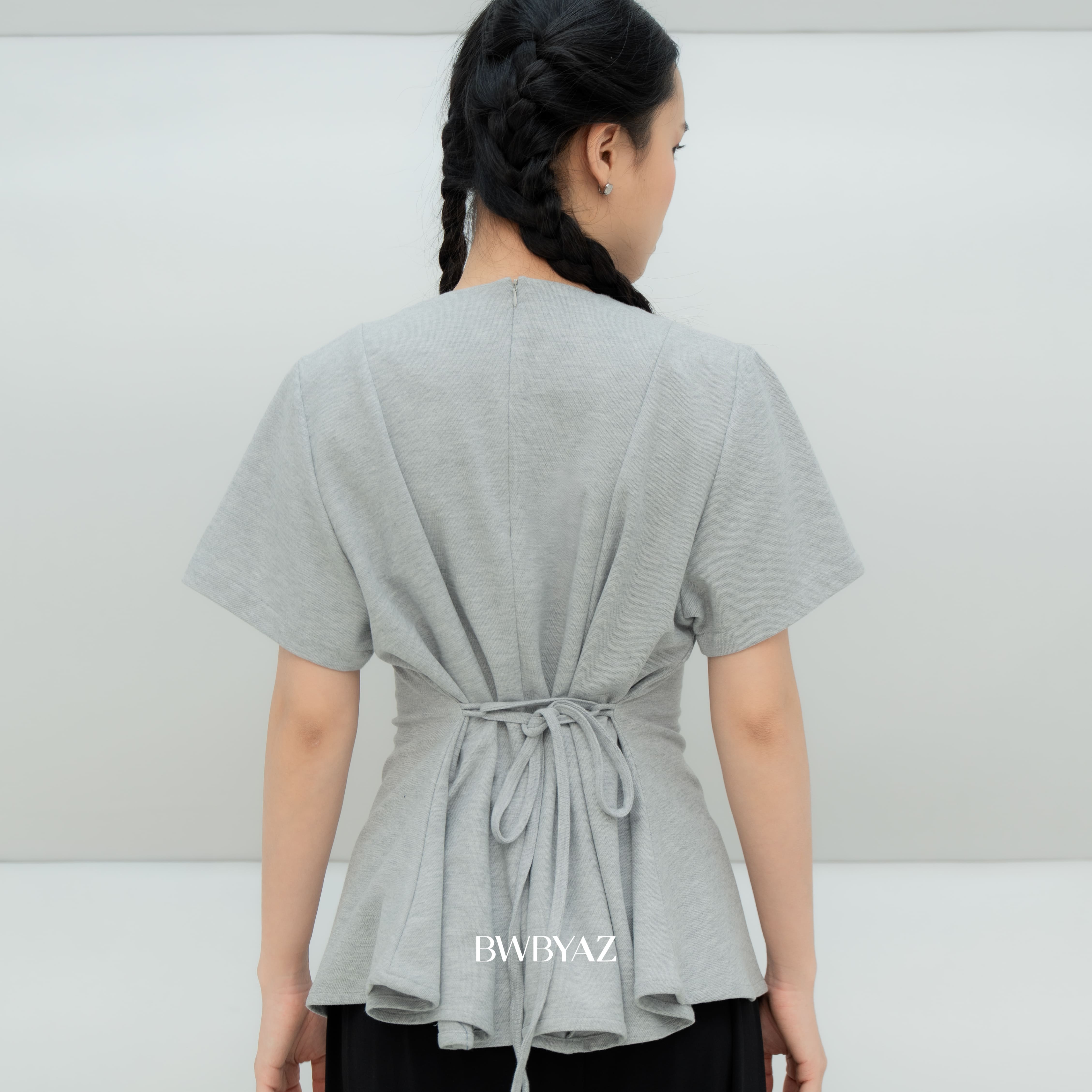 BWBYAZ - Zoe Peplum Shortsleeve