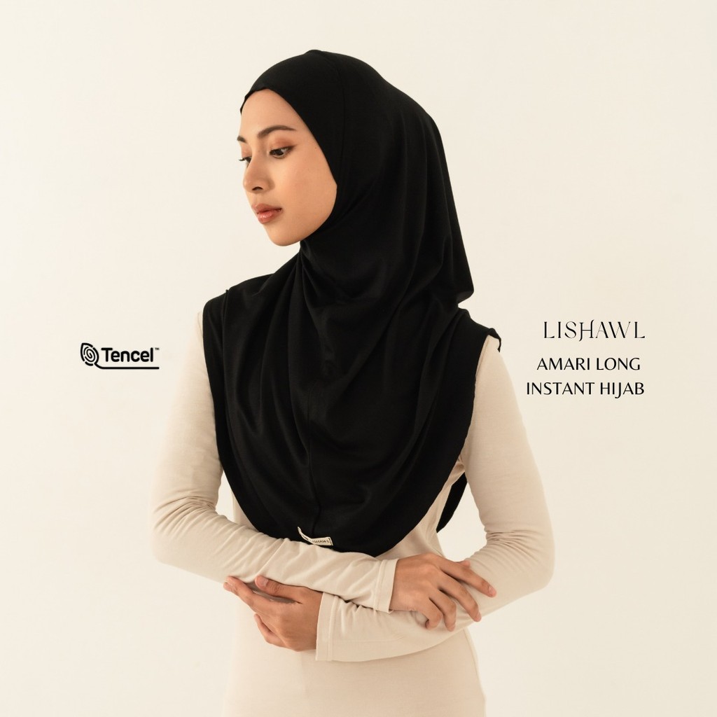 LISHAWL - Amari Long Instan Hijab (READY STOCK)