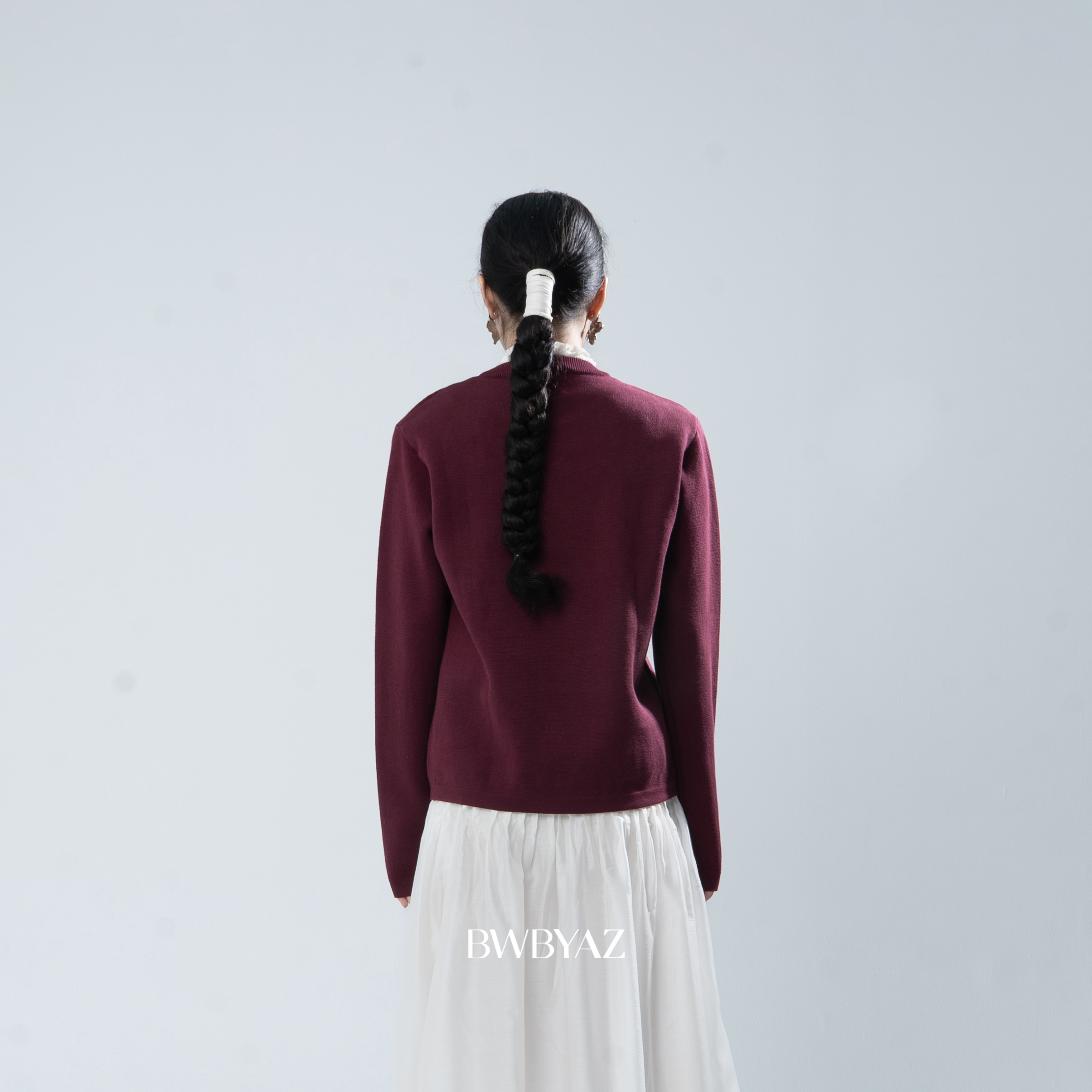 BWBYAZ - Claire Blossom Knit (READY STOCK)